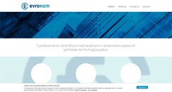 Desktop Screenshot of evrokom.si